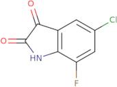 5-Chloro-7-fluoro-2,3-dihydro-1H-indole-2,3-dione