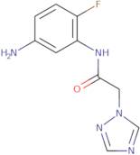 N-(5-Amino-2-fluorophenyl)-2-(1H-1,2,4-triazol-1-yl)acetamide