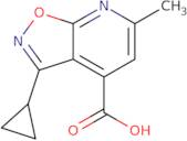 3-Cyclopropyl-6-methyl-[1,2]oxazolo[5,4-b]pyridine-4-carboxylic acid