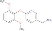 [6-(2,6-Dimethoxyphenoxy)pyridin-3-yl]methanamine