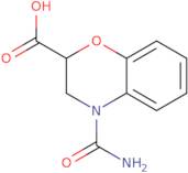 4-Carbamoyl-3,4-dihydro-2H-1,4-benzoxazine-2-carboxylic acid