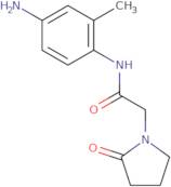 N-(4-Amino-2-methylphenyl)-2-(2-oxopyrrolidin-1-yl)acetamide