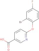 6-(2-Bromo-4-fluorophenoxy)pyridine-3-carboxylic acid