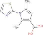 2,5-Dimethyl-1-(1,3-thiazol-2-yl)-1H-pyrrole-3-carboxylic acid