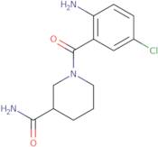 1-(2-Amino-5-chlorobenzoyl)piperidine-3-carboxamide