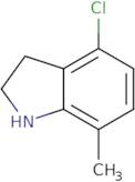 4-Chloro-7-methyl-2,3-dihydro-1H-indole