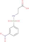 3-(3-nitrobenzenesulfonamido)propanoic acid