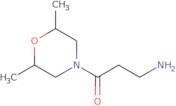 3-Amino-1-(2,6-dimethylmorpholin-4-yl)propan-1-one