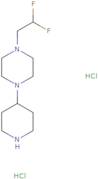 1-(2,2-Difluoroethyl)-4-piperidin-4-yl-piperazine dihydrochloride