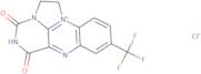 4,6-Dioxo-9-(trifluoromethyl)-2,4,5,6-tetrahydro-1H-benzo[G]imidazo[1,2,3-ij]pteridin-12-ium chlor…