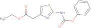 Ethyl 2-{2-[(phenoxycarbonyl)amino]-1,3-thiazol-4-yl}acetate