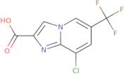 8-Chloro-6-(trifluoromethyl)imidazo-[1,2-a]pyridine-2-carboxylic acid