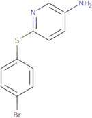 6-[(4-Bromophenyl)sulfanyl]-3-pyridinylamine