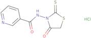 N-(4-Oxo-2-sulfanylidene-1,3-thiazolidin-3-yl)pyridine-3-carboxamide hydrochloride