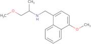 (2-Methoxy-1-methylethyl)[(4-methoxy-1-naphthyl)methyl]amine