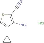 3-Amino-4-cyclopropylthiophene-2-carbonitrile hydrochloride