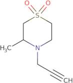 3-â€‹Methyl-â€‹4-â€‹(2-â€‹propyn-â€‹1-â€‹yl)â€‹-â€‹thiomorpholine 1,â€‹1-â€‹dioxide