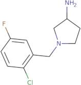 1-(2-Chloro-5-fluorobenzyl)pyrrolidin-3-amine