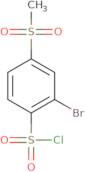 2-Bromo-4-methanesulfonylbenzene-1-sulfonyl chloride