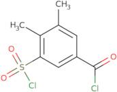 3-(Chlorosulfonyl)-4,5-dimethylbenzoyl chloride