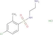 N-(2-Aminoethyl)-4-chloro-2-methylbenzene-1-sulfonamide hydrochloride