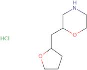 2-[(Oxolan-2-yl)methyl]morpholine hydrochloride