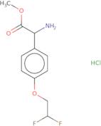 Methyl 2-amino-2-[4-(2,2-difluoroethoxy)phenyl]acetate hydrochloride