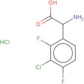 2-Amino-2-(3-chloro-2,4-difluorophenyl)acetic acid hydrochloride