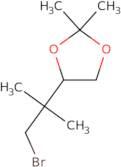 4-(1-Bromo-2-methylpropan-2-yl)-2,2-dimethyl-1,3-dioxolane