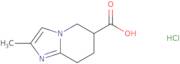 2-Methyl-5H,6H,7H,8H-imidazo[1,2-a]pyridine-6-carboxylic acid hydrochloride