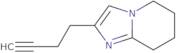 2-(But-3-yn-1-yl)-5H,6H,7H,8H-imidazo[1,2-a]pyridine