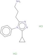 3-(5-Cyclopropyl-4-phenyl-4H-1,2,4-triazol-3-yl)propan-1-amine dihydrochloride