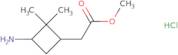 (3-Amino-2,2-dimethylcyclobutyl)acetic acid methyl ester hydrochloride