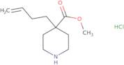 Methyl 4-(but-3-en-1-yl)piperidine-4-carboxylate hydrochloride