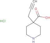 4-(Prop-2-yn-1-yl)piperidine-4-carboxylic acid hydrochloride