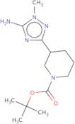 tert-Butyl 3-(5-amino-1-methyl-1H-1,2,4-triazol-3-yl)piperidine-1-carboxylate