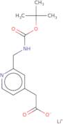2-[2-({[(tert-butoxy)carbonyl]amino}methyl)pyridin-4-yl]acetate lithium