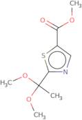 Methyl 2-(1,1-dimethoxyethyl)-1,3-thiazole-5-carboxylate