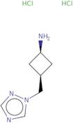 (1S,3S)-3-[(1H-1,2,4-Triazol-1-yl)methyl]cyclobutan-1-amine dihydrochloride