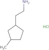 2-(3-Methylcyclopentyl)ethan-1-amine hydrochloride