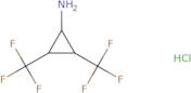 2,3-Bis(trifluoromethyl)cyclopropan-1-amine hydrochloride