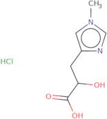 2-Hydroxy-3-(1-methyl-1H-imidazol-4-yl)propanoic acid hydrochloride