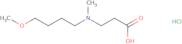 3-[(4-Methoxybutyl)(methyl)amino]propanoic acid hydrochloride