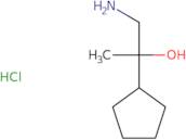 1-Amino-2-cyclopentylpropan-2-ol hydrochloride