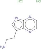 2-{5H-Pyrrolo[2,3-b]pyrazin-7-yl}ethan-1-amine dihydrochloride