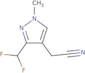 2-[3-(Difluoromethyl)-1-methyl-1H-pyrazol-4-yl]acetonitrile