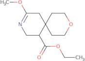 Ethyl 10-methoxy-3-oxa-9-azaspiro[5.5]undec-9-ene-7-carboxylate