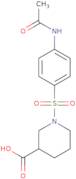 1-{[4-(Acetylamino)phenyl]sulfonyl}piperidine-3-carboxylic acid