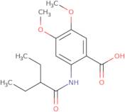 2-(2-Ethylbutanamido)-4,5-dimethoxybenzoic acid