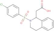 2-[2-(4-Chlorobenzenesulfonyl)-1,2,3,4-tetrahydroisoquinolin-1-yl]aceticacid